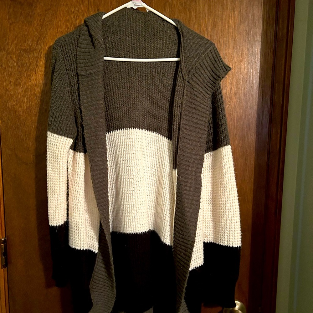 No Boundaries hooded cardigan